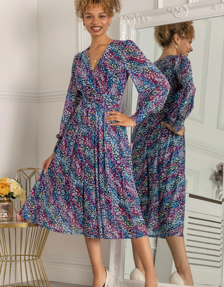 Maaike Long Sleeve Mesh Dress