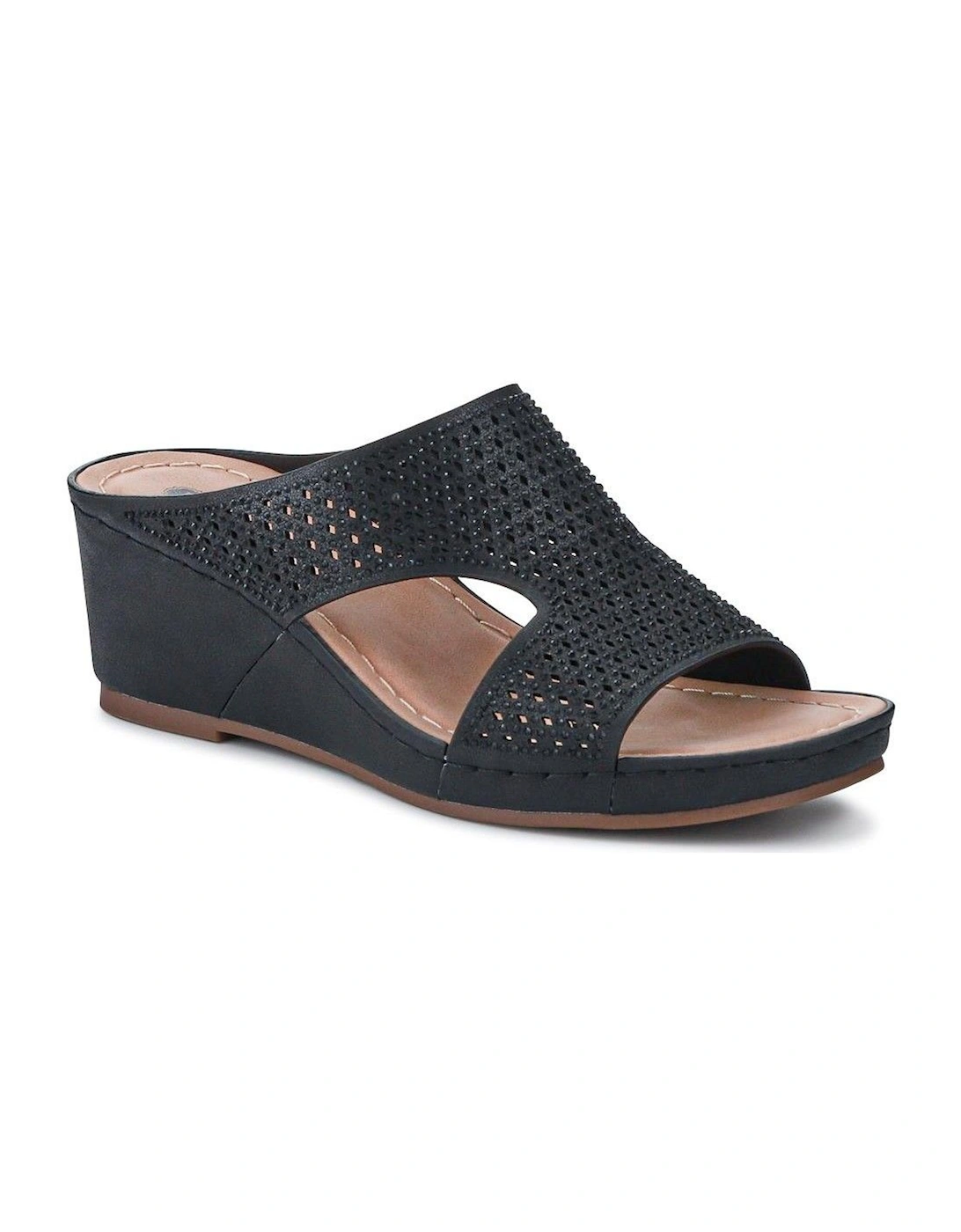 High Wedge Heel Mules, 2 of 1