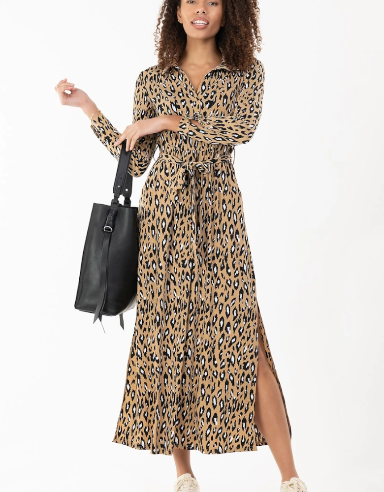 Dora Jersey Shirt Maxi Dress