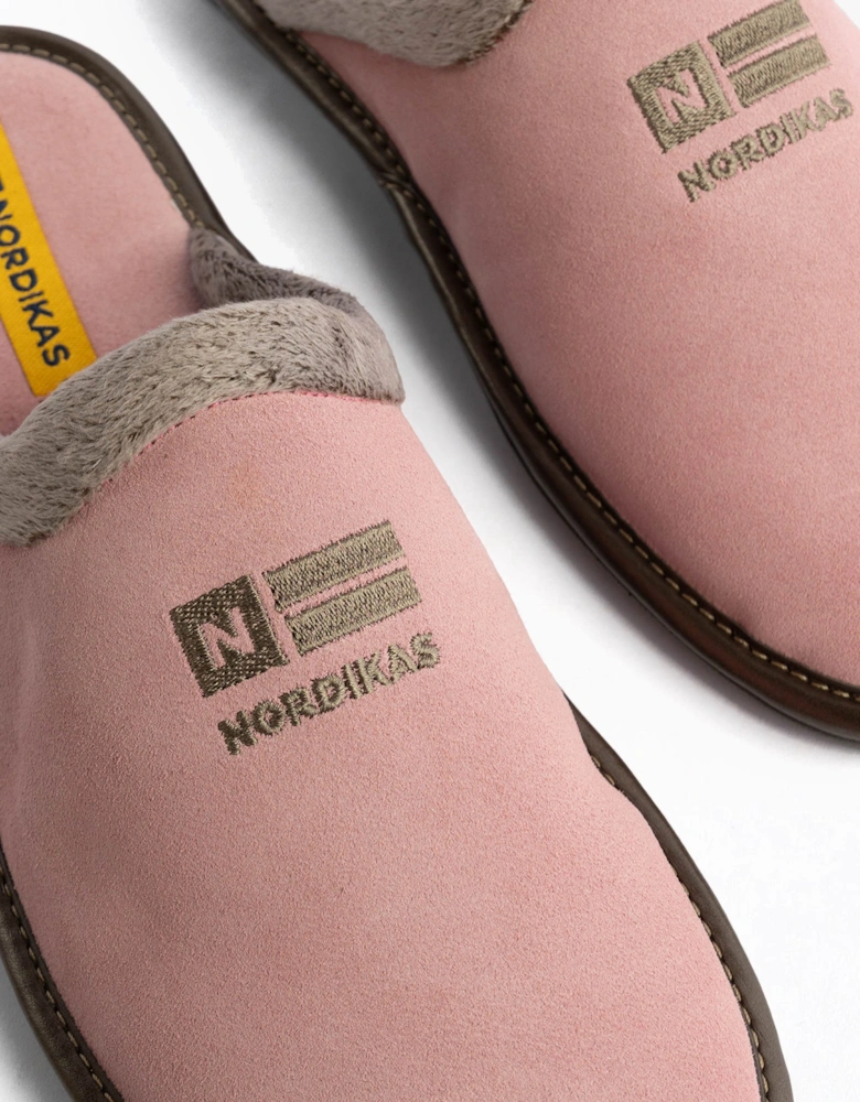 AFELPADO Womens Mules SlippersRosa