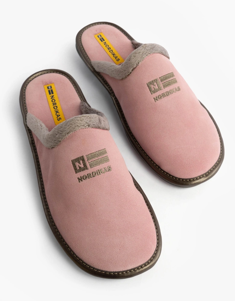 AFELPADO Womens Mules SlippersRosa