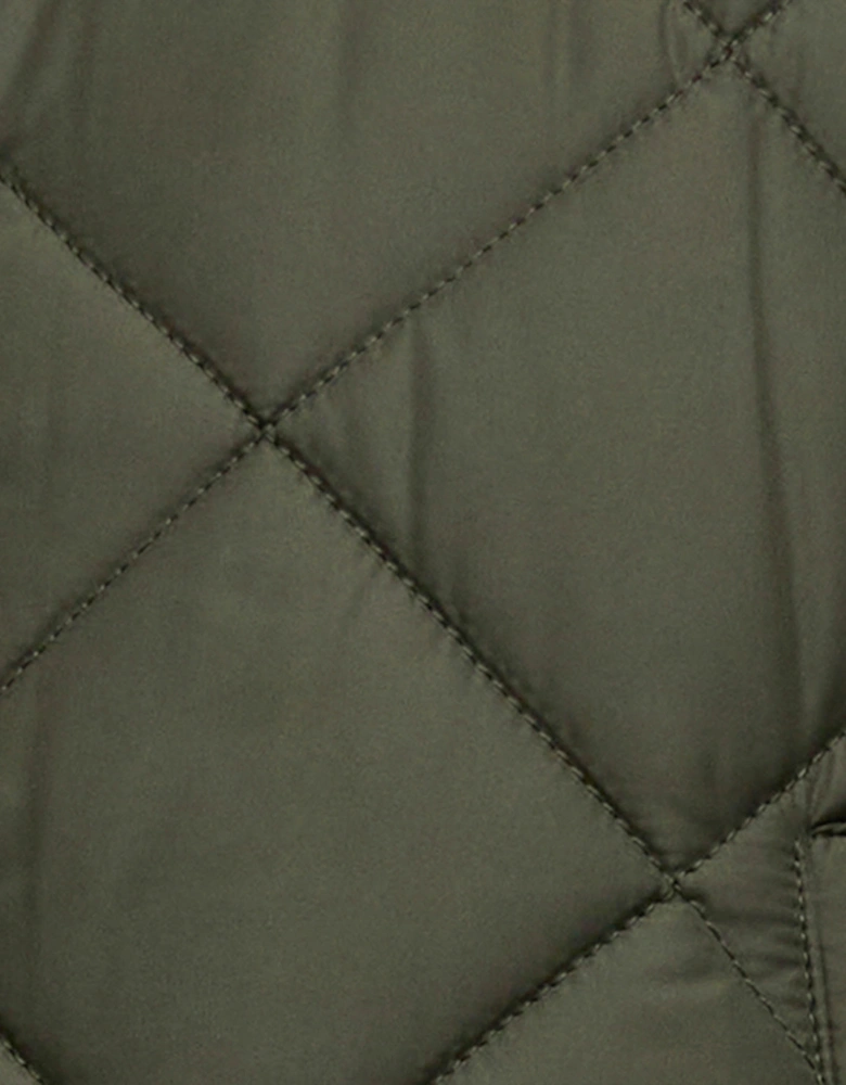 Aldburgh Womens Quilted Jacket - Olive/Ancient Tartan