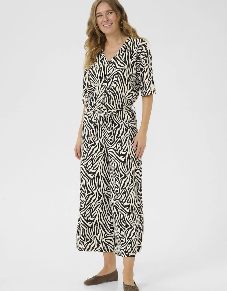 KAivanna V-Neck Cropped Jumpsuit