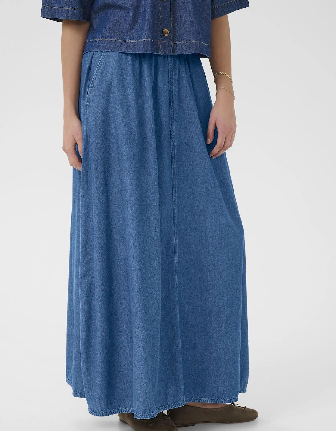 KAluise Elastic Waist Maxi Skirt, 2 of 1