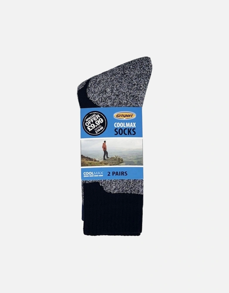Coolmax 2 Pack Socks for Ultimate Comfort