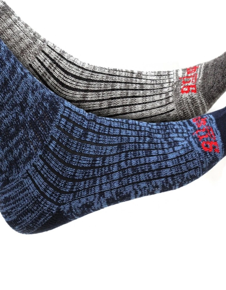 Merino Wool 2 Pack Mens Socks (M) (39/42)