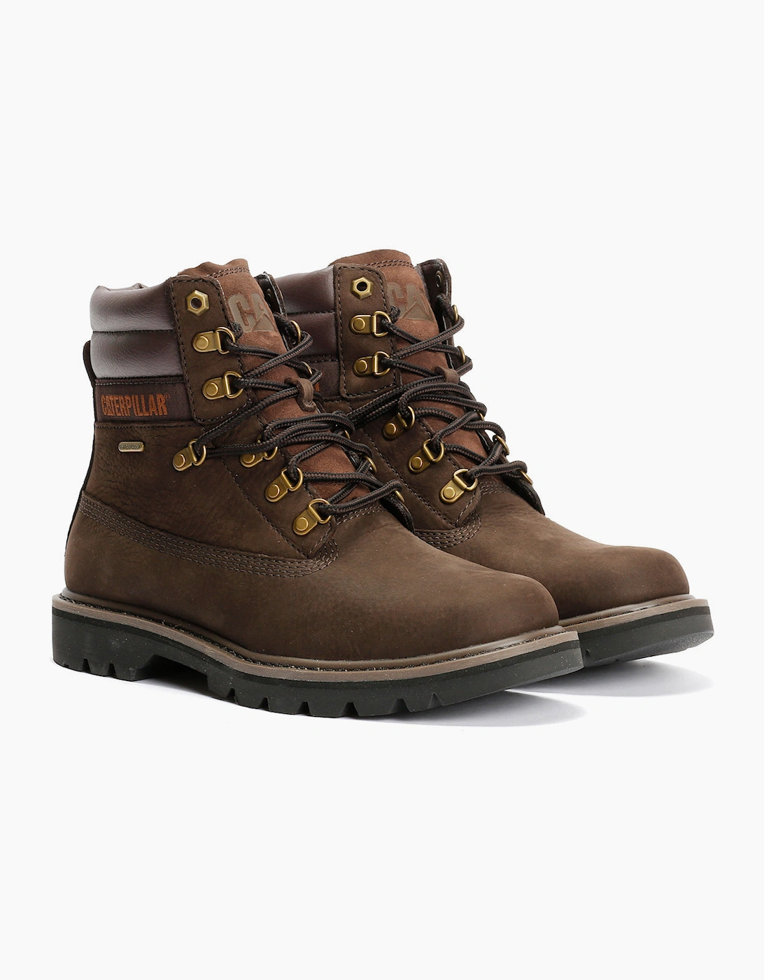 Caterpillar Men's Colorado 2.0 Hiker Waterproof TX P726347 Mens Dark Brown Boots - Brown/Brown - Size: 10