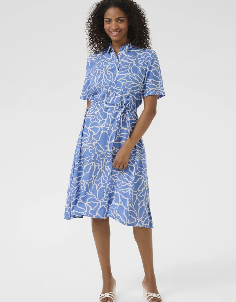 KAemine Short Sleeve Printed Dress