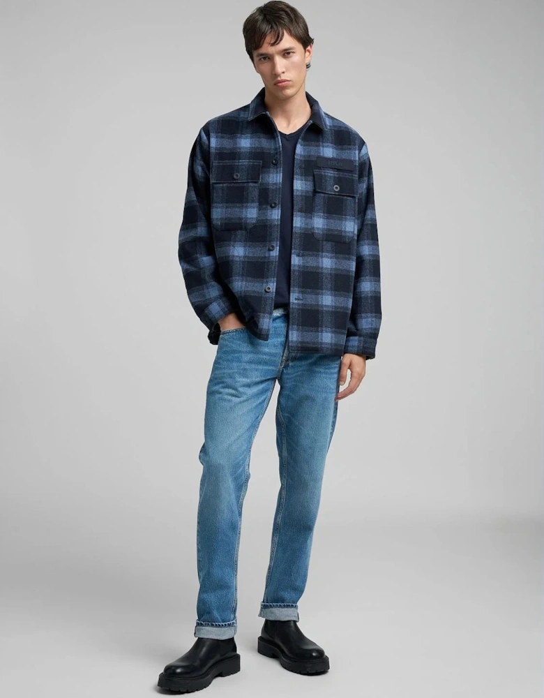 Grover Straight Fit Jeans - Medium Blue