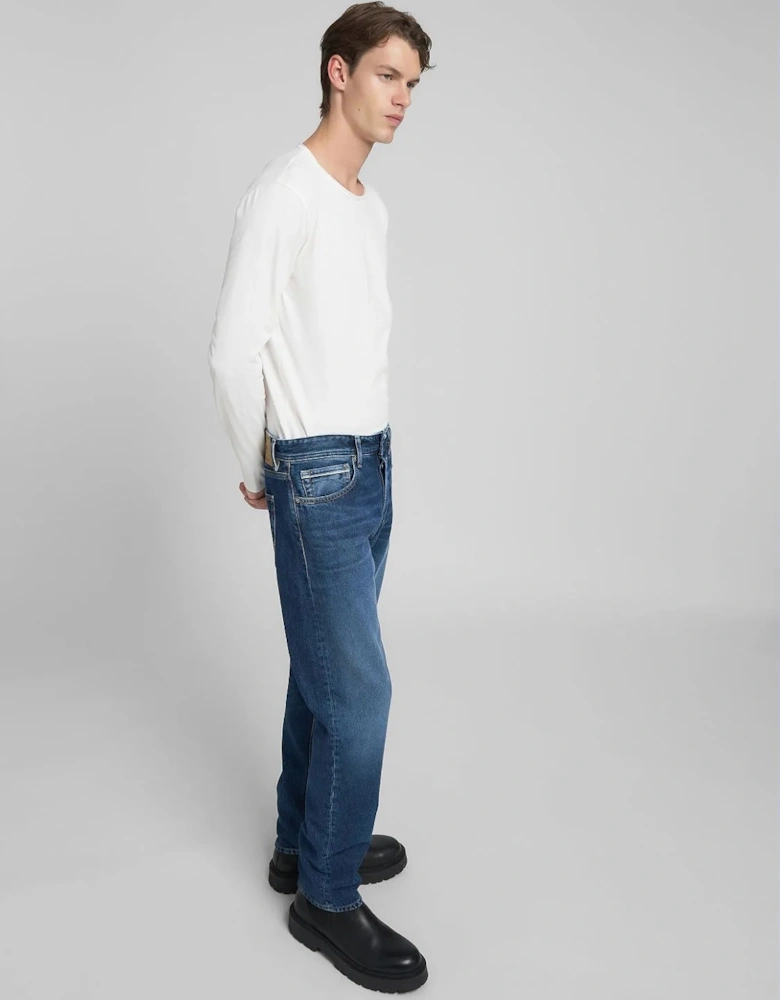 Grover Straight Fit Jeans - Dark Blue