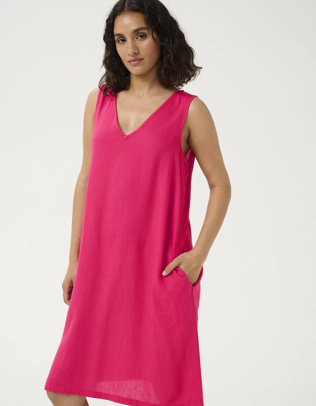 KAmilia V-Neck Knee Length Dress, 2 of 1