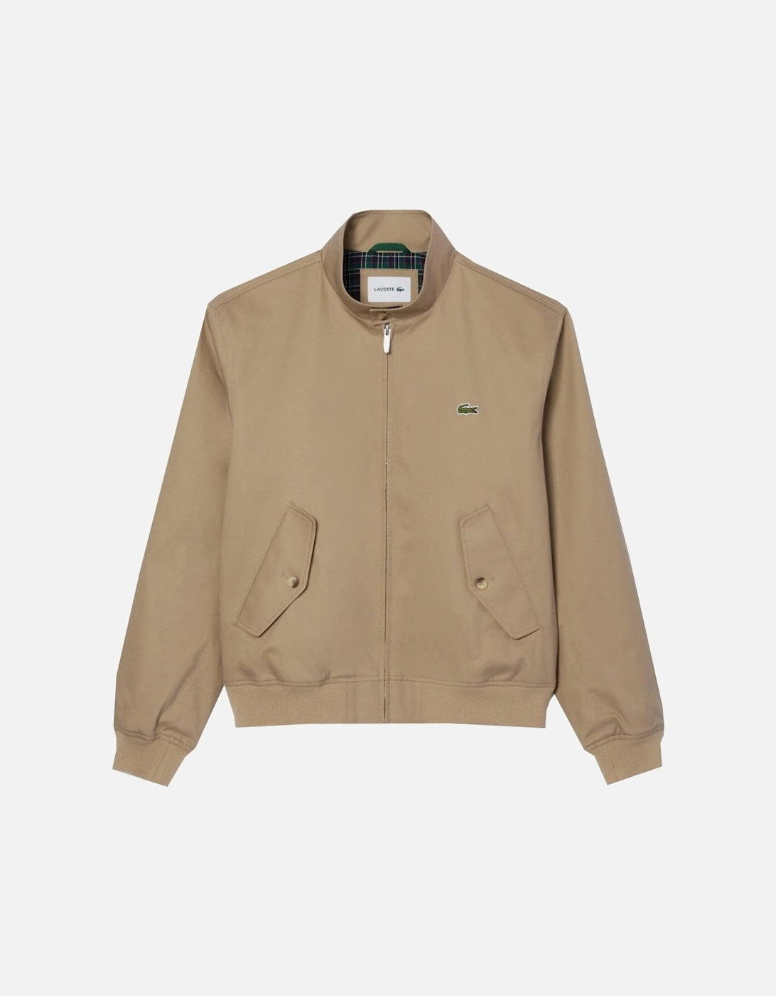 Men's Beige Water Repellent Twill Harrington Jacket, 4 of 3
