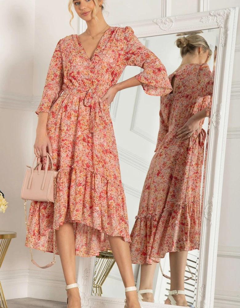 Geelan Tiered Hem Maxi Dress