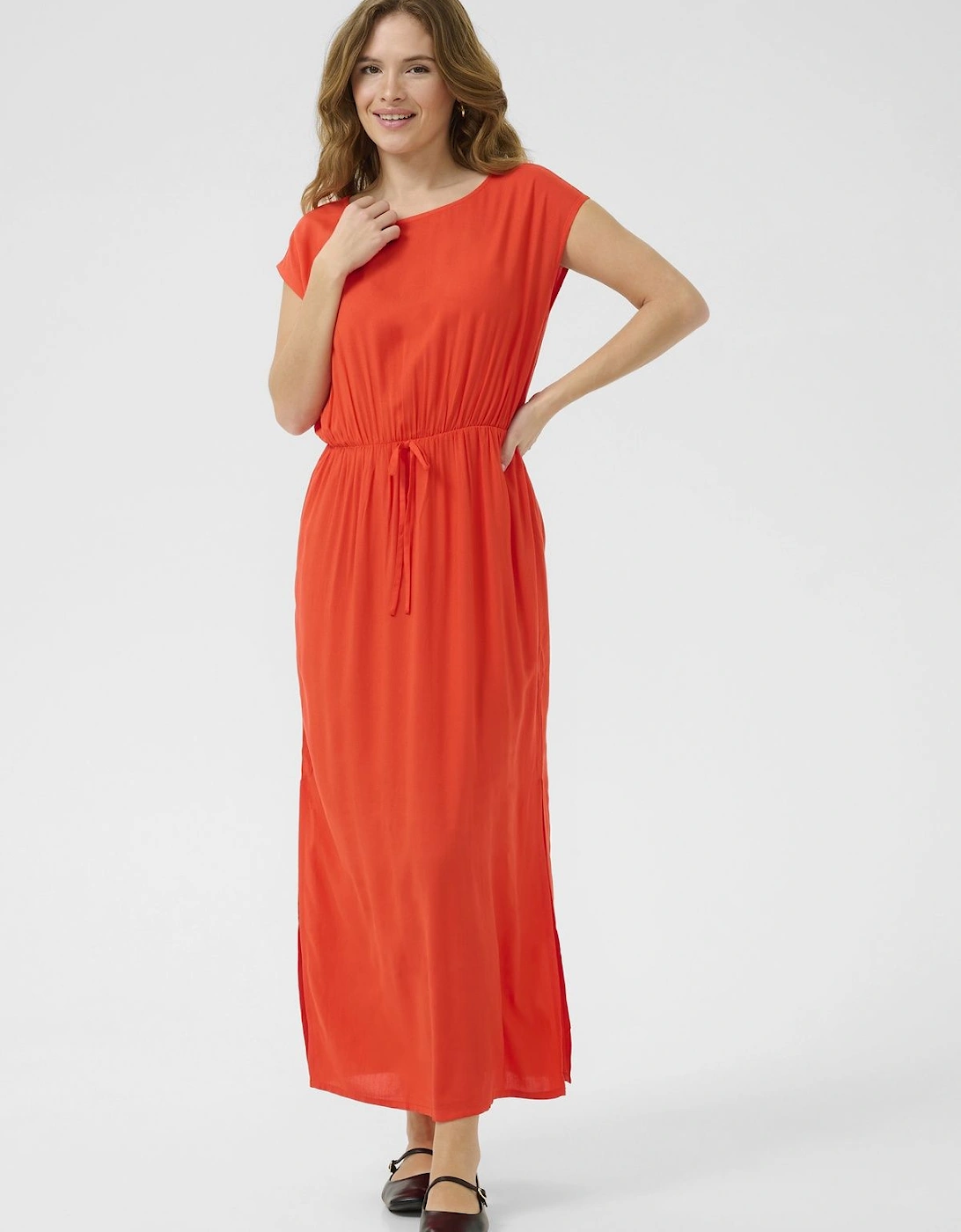 Short Sleeve Midi KAcheer Dress, 2 of 1