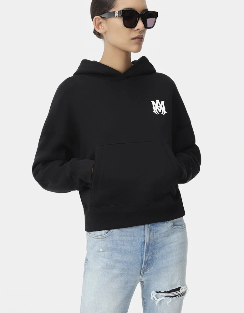 Womens MA Core Logo Hoodie Black