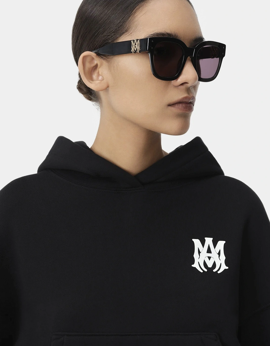 Womens MA Core Logo Hoodie Black