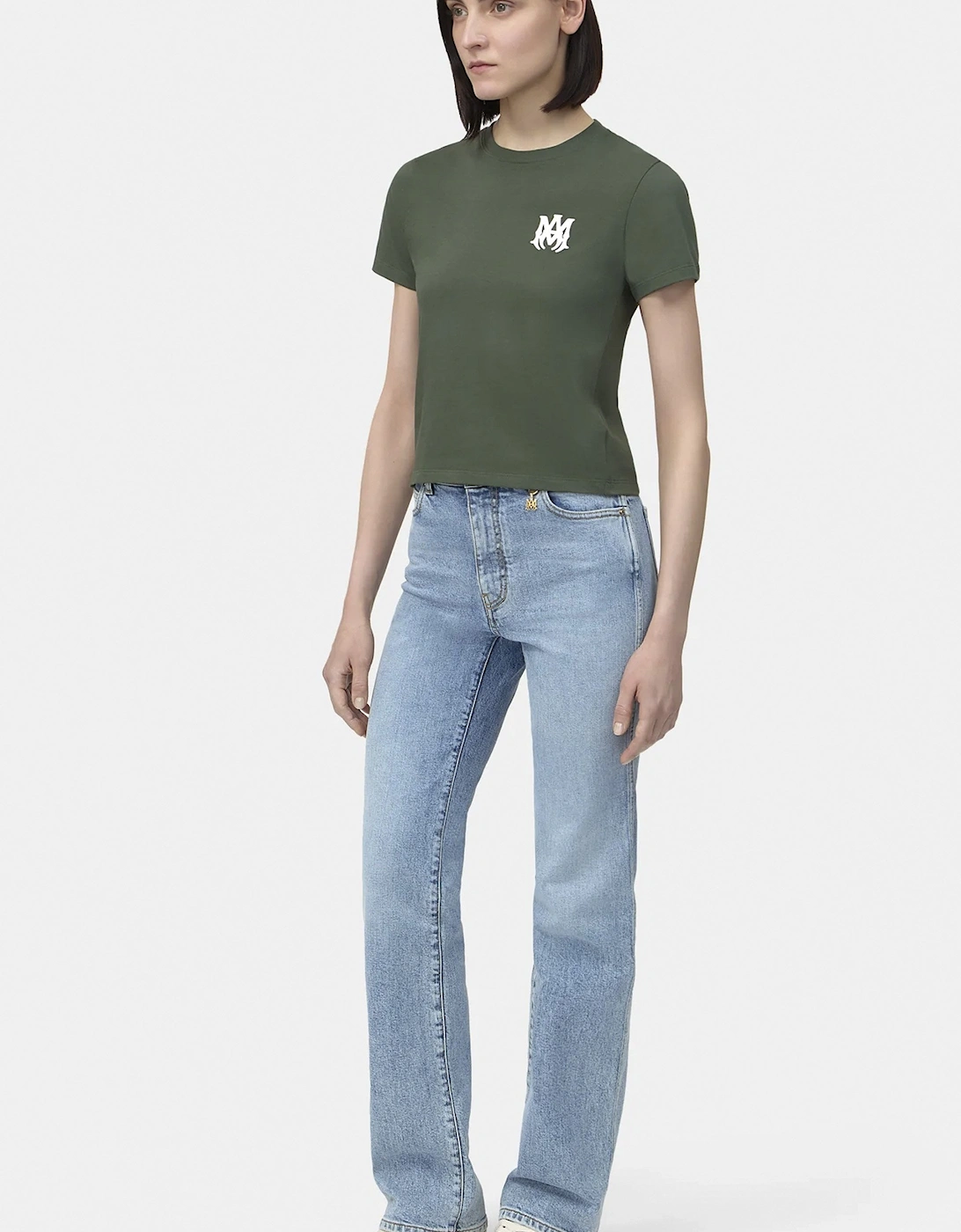 Womens MA Core Logo T-Shirt Green