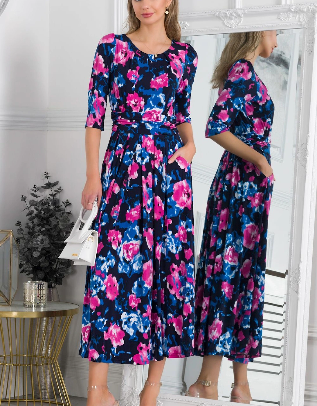 Dorothy 3/4 Sleeve Maxi Dress, 2 of 1