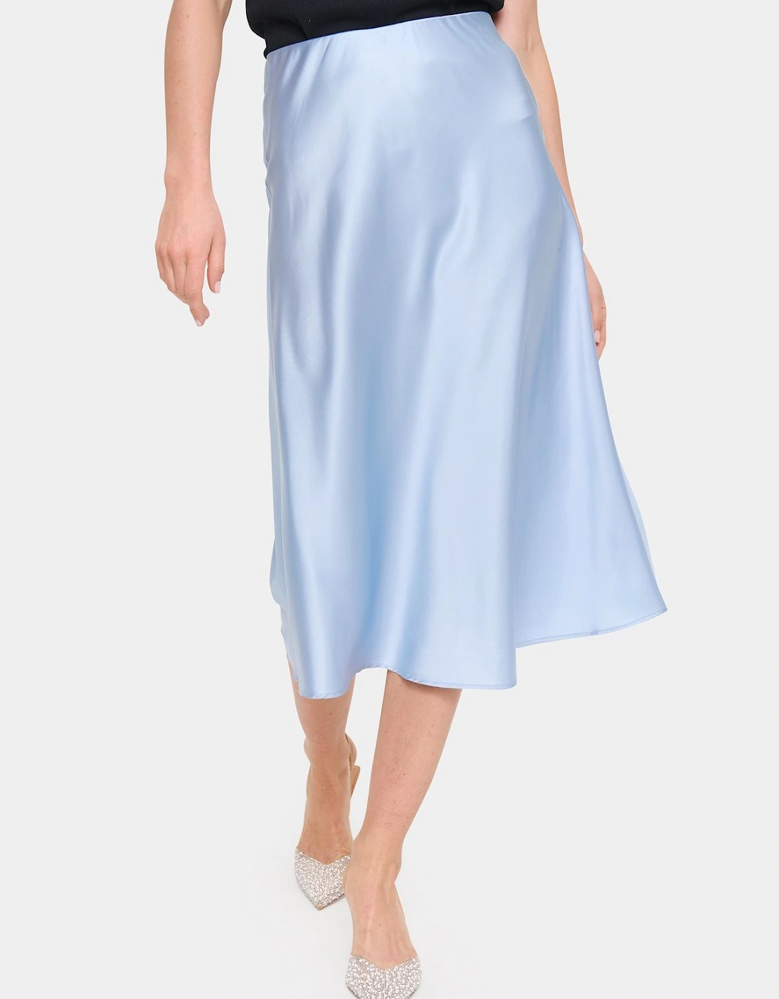 Disa Midi A-line Elastic Waist Skirt, 2 of 1