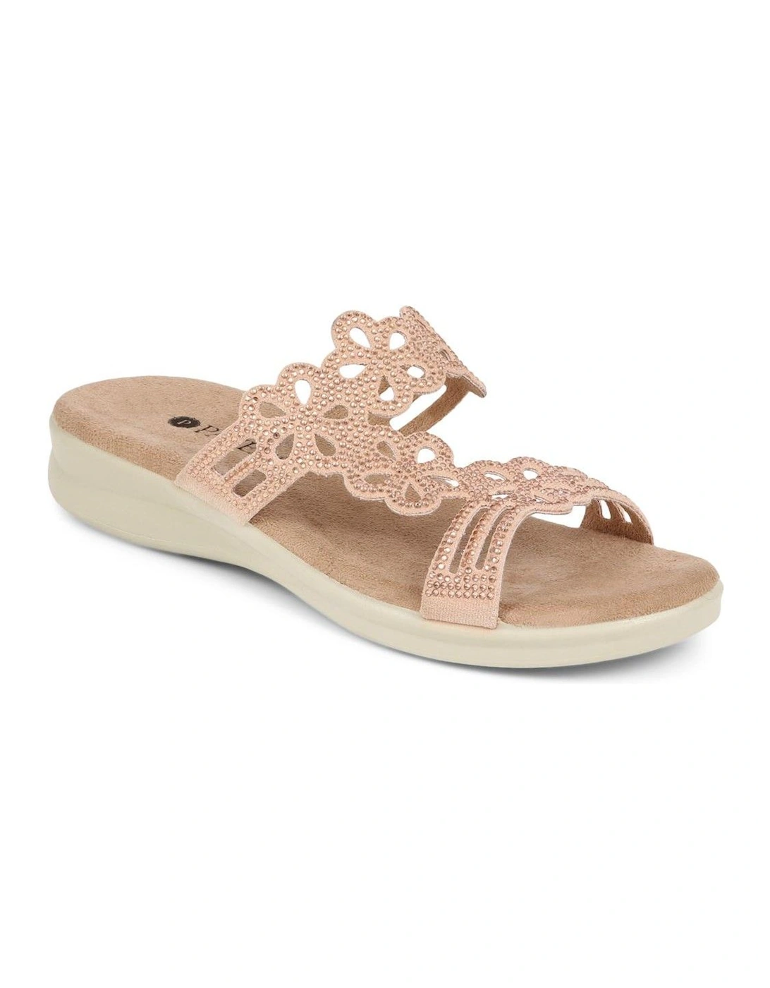 Embellished Floral Mules, 2 of 1