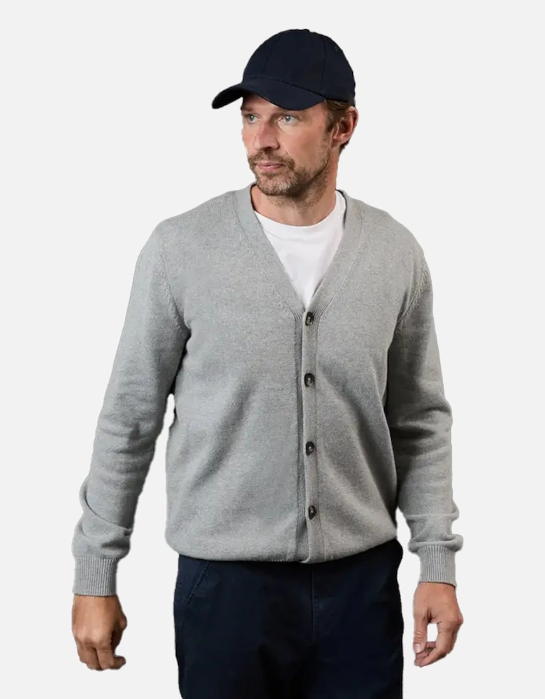 Mens Knitted Cotton Cardigan