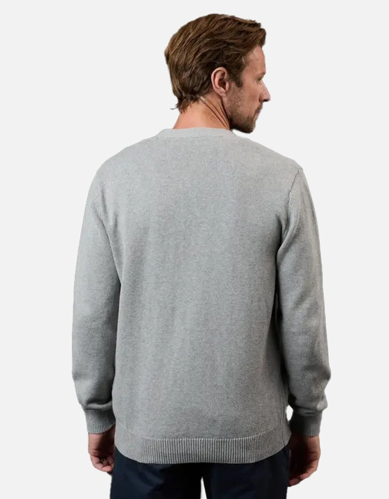 Mens Knitted Cotton Cardigan