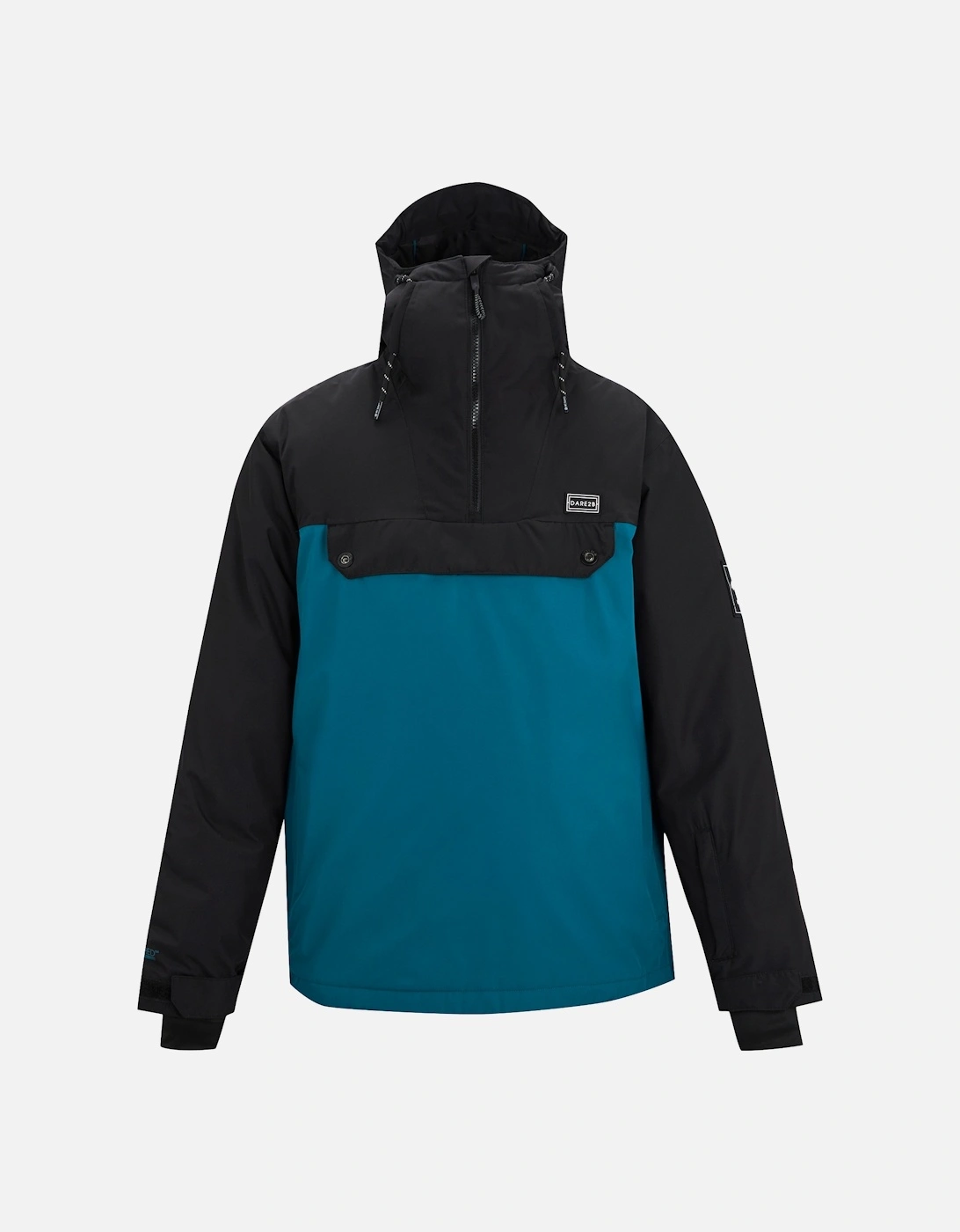 Mens Freeride II Colour Block Overhead Ski Jacket, 5 of 4