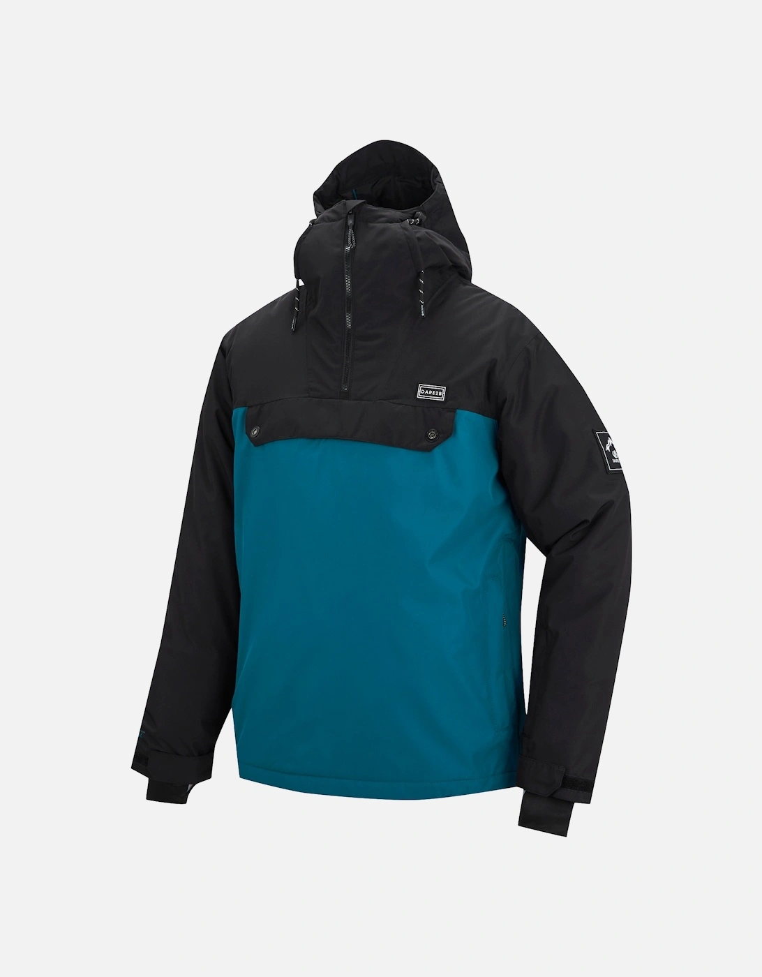 Mens Freeride II Colour Block Overhead Ski Jacket
