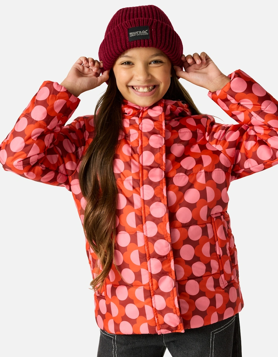 Girls Orla Kiely Plain Padded Jacket