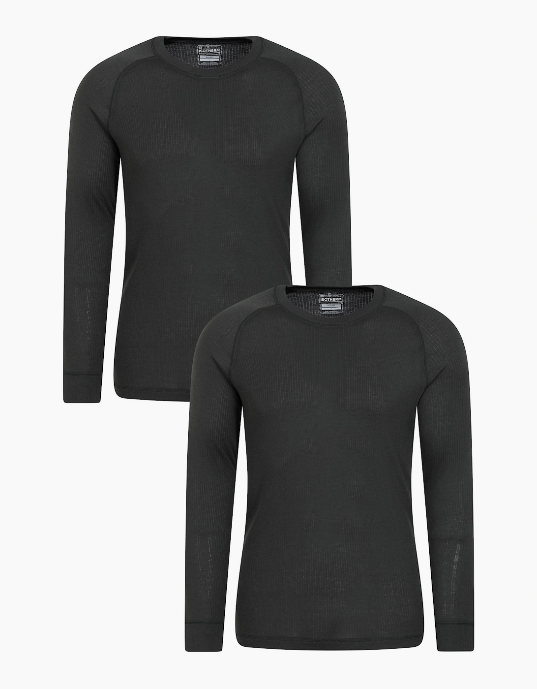 Mountain Warehouse Men's Mountain Warehouse Mens Talus Base Layer Top (Pack of 2) - Grey