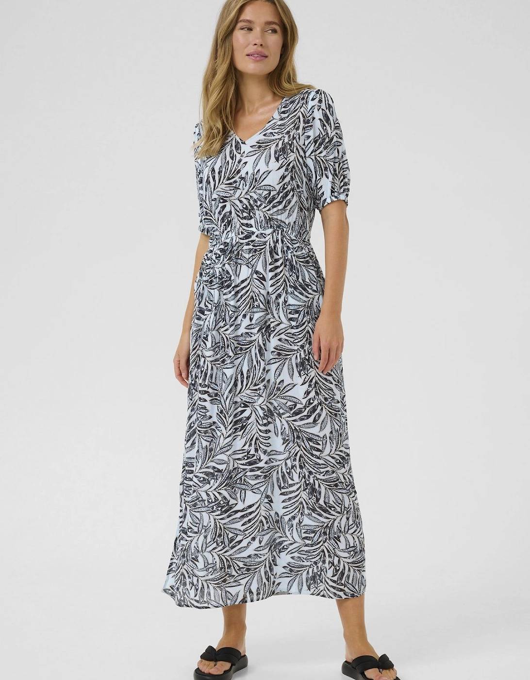 Isolde Short Sleeve Maxi Dress, 2 of 1