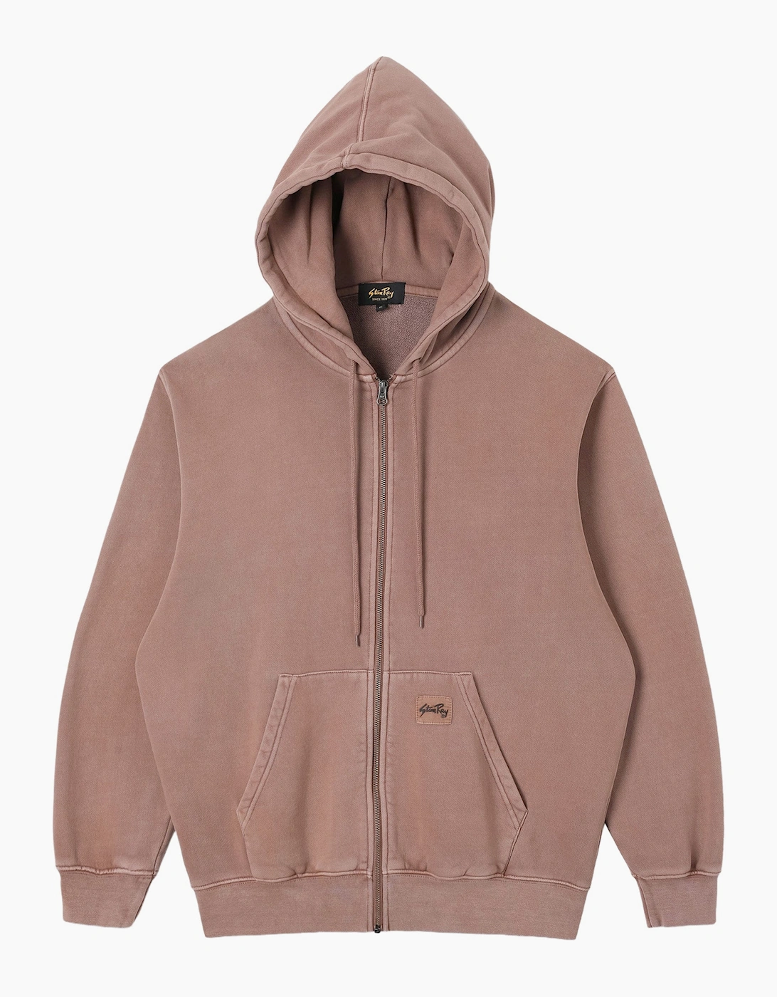 Stan Ray Unisex Washed Acorn Patch Zip Hood  Extra Large