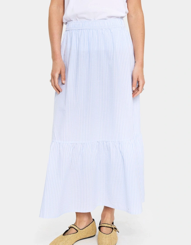 ElmikoSZ Striped Maxi Skirt