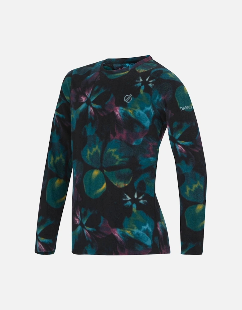 Childrens/Kids Electric Floral Print Thermal Base Layer Set