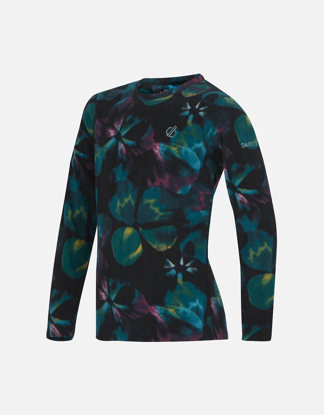 Childrens/Kids Electric Floral Print Thermal Base Layer Set