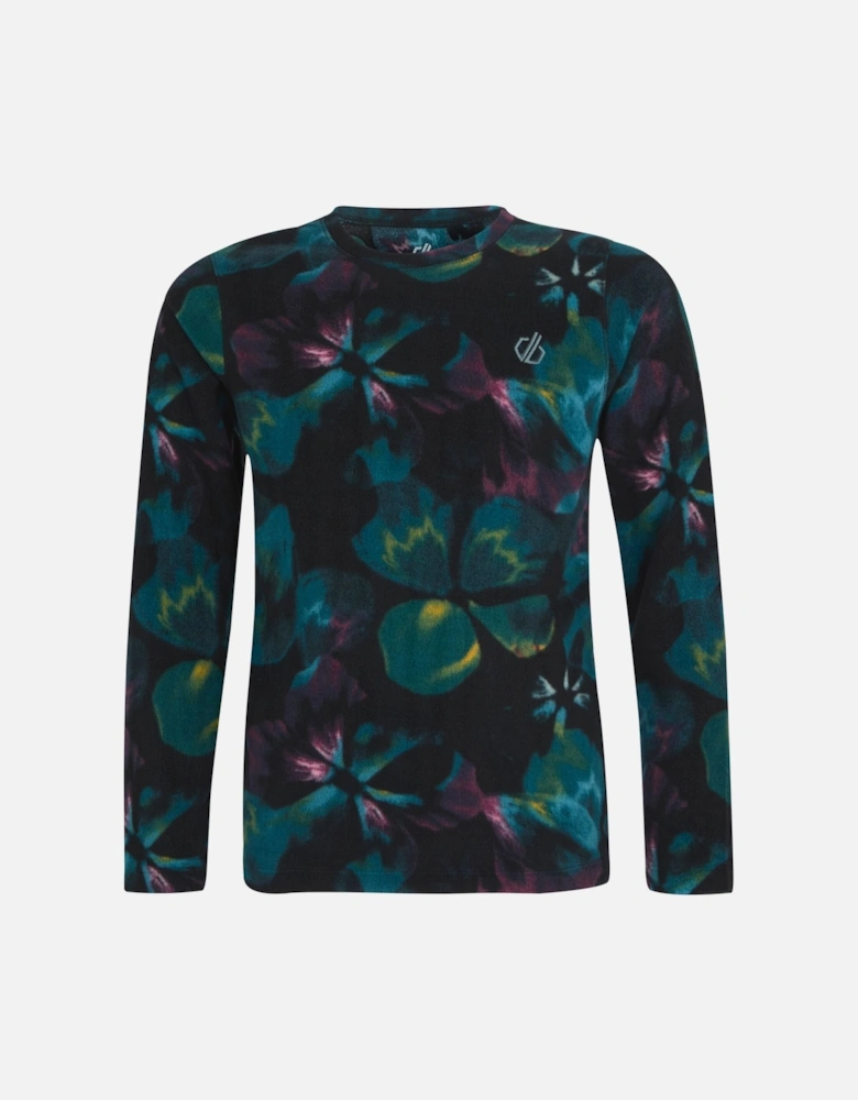 Childrens/Kids Electric Floral Print Thermal Base Layer Set