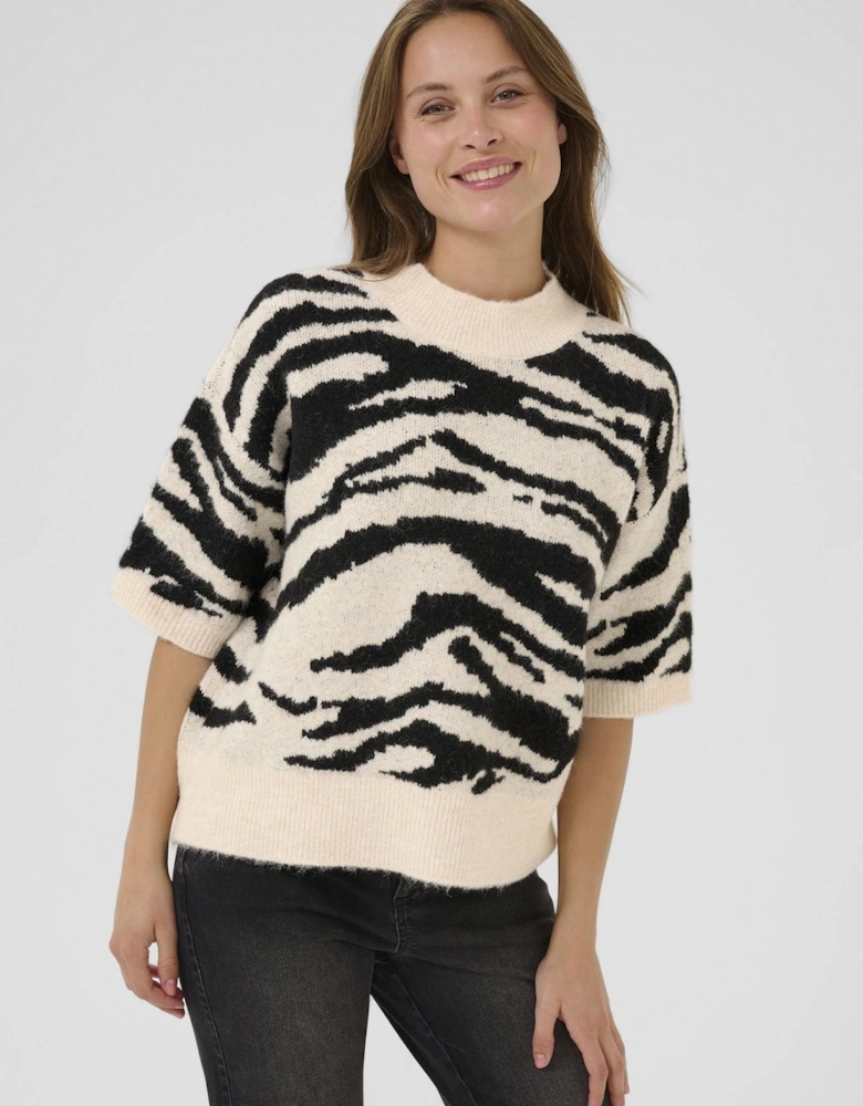 KAsandra Animal Print Jumper