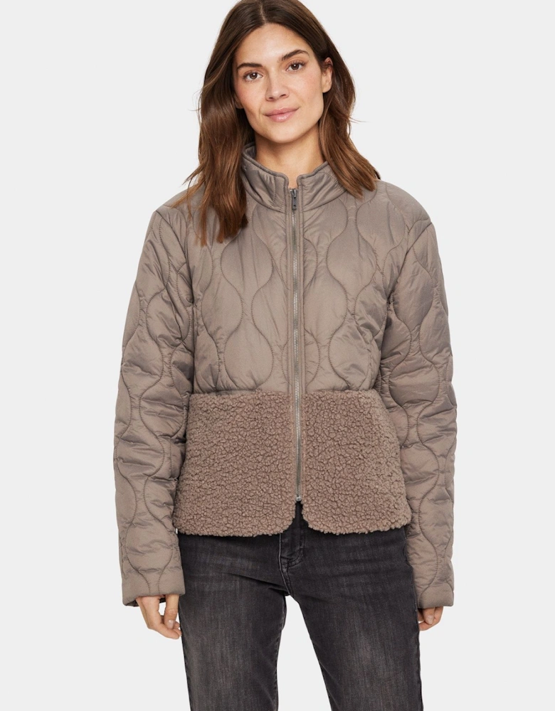 IsodoraSZ Jacket Quilted Teddy Fabric