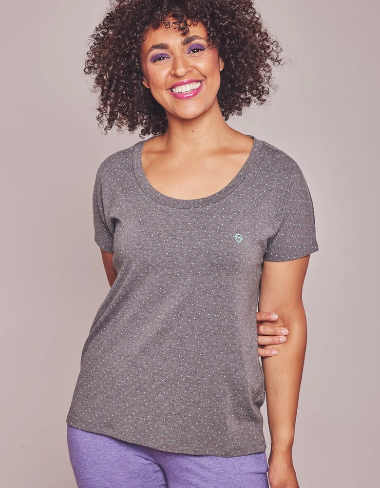 'Slumber Tee' Polka Dot Pyjama Top
