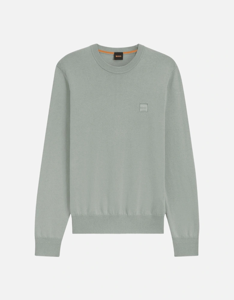 Kanovano Cashmere-Cotton Crew Neck Mint Green Jumper