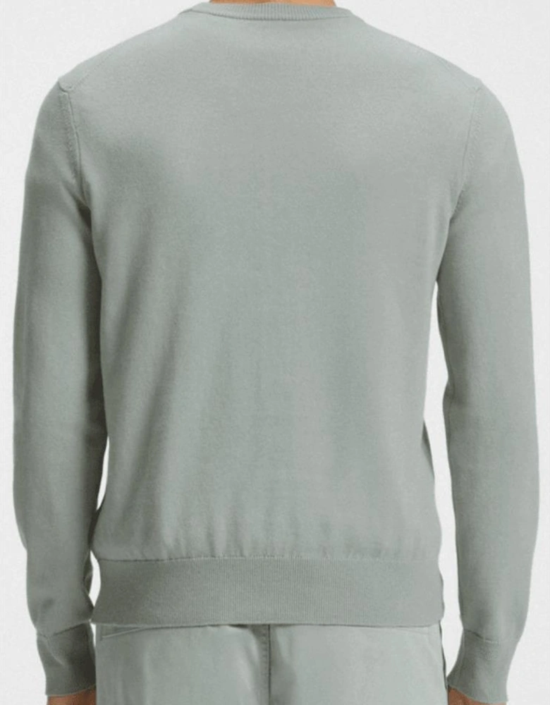 Kanovano Cashmere-Cotton Crew Neck Mint Green Jumper