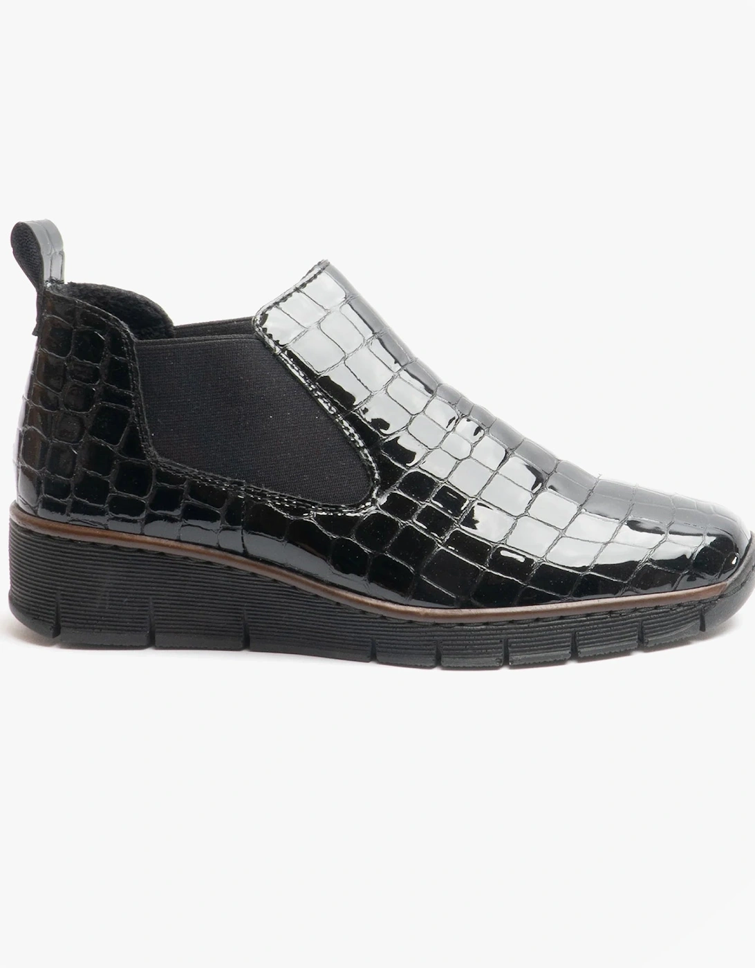 53794-01 Womens Ankle Boots Black, 7 of 6