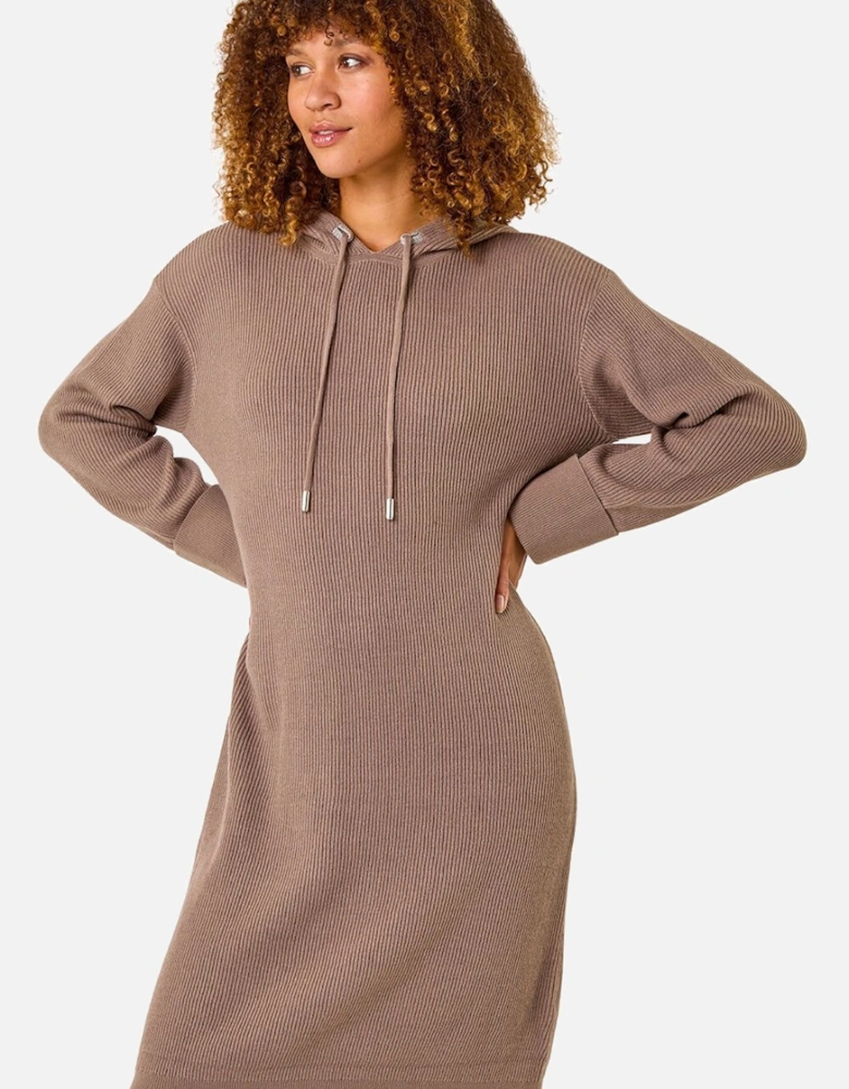 Hooded Knit Dress