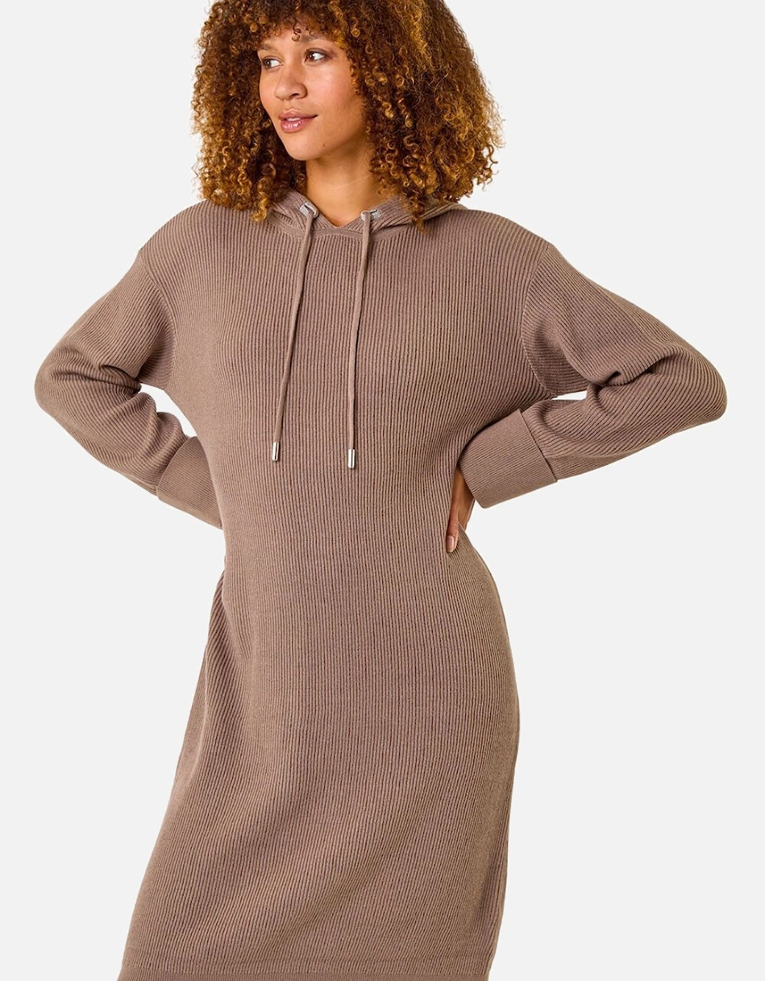 Hooded Knit Dress, 2 of 1