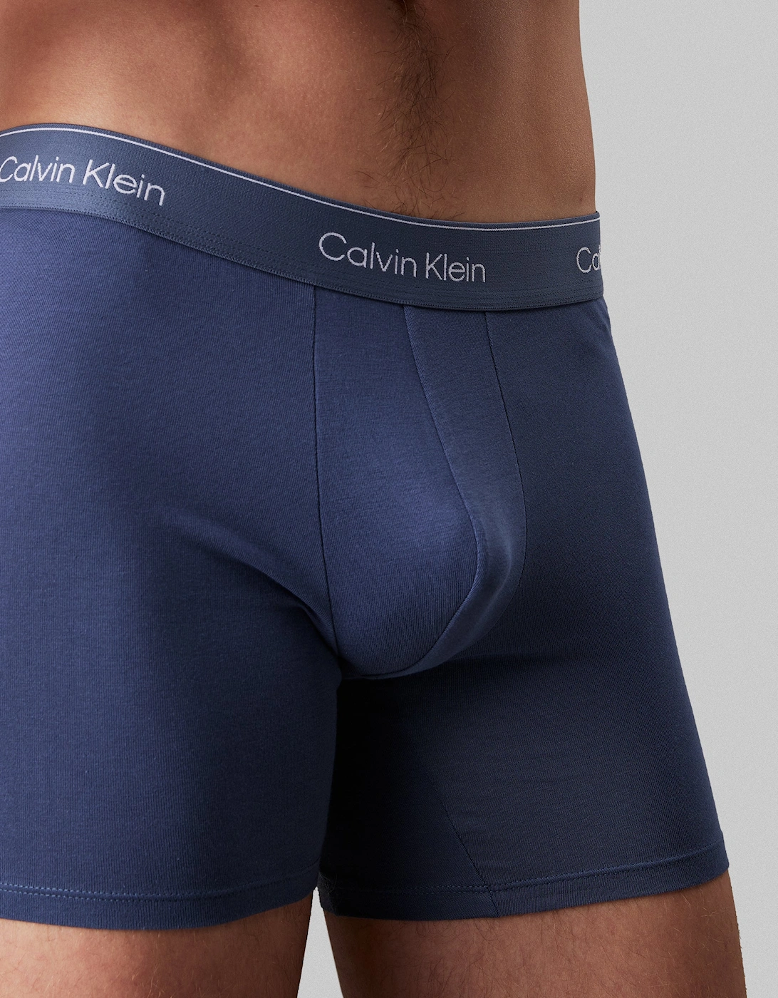 Calvin Klein ICON COTTON STRETCH Mens 3 Pack Boxer Briefs Multicoloured