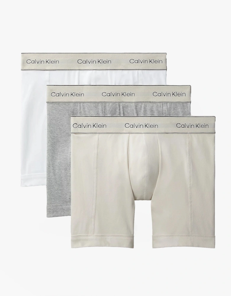 Calvin Klein BOXER BRIEF 3 Pack Mens Cotten Stretch Multicoloured