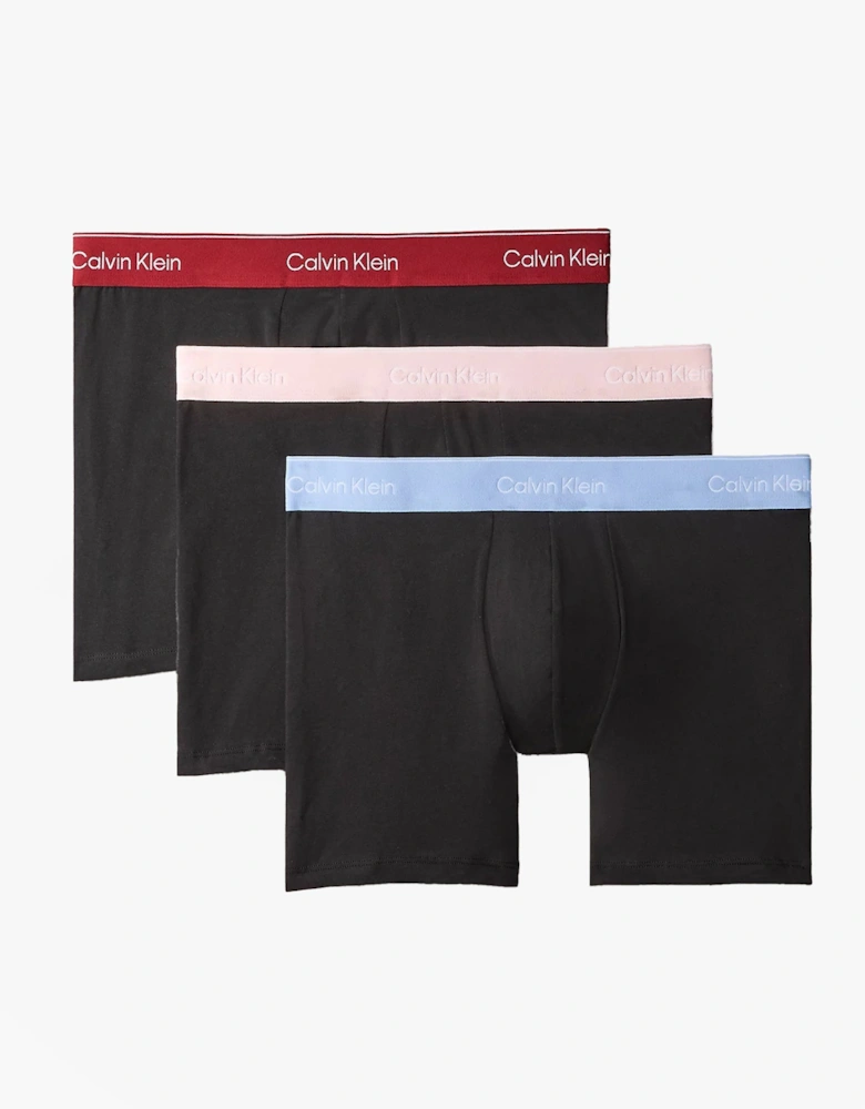 Calvin Klein BOXER BRIEF 3 Pack Mens Cotton Stretch Black