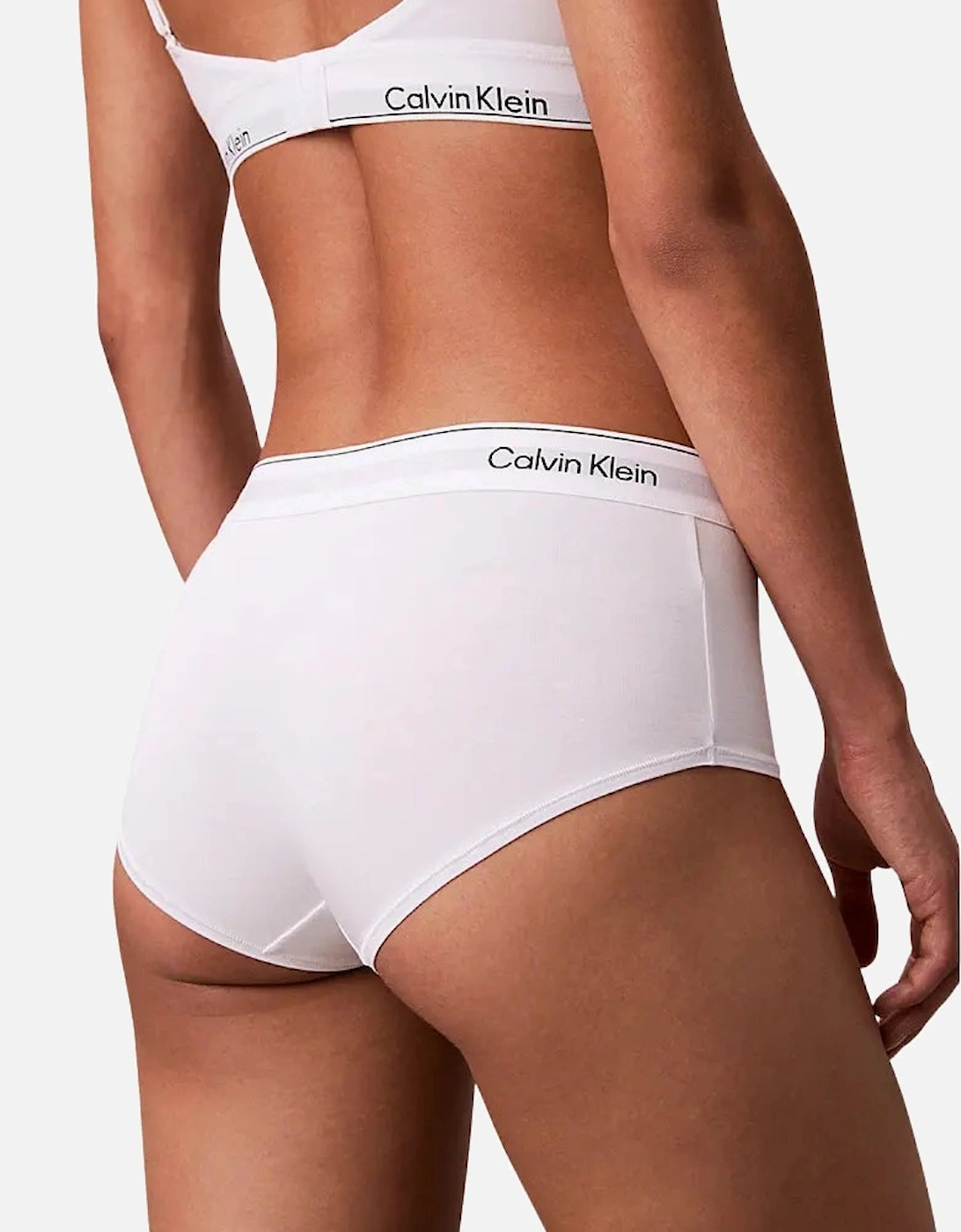 Icon Cotton Modal Boy Short, White