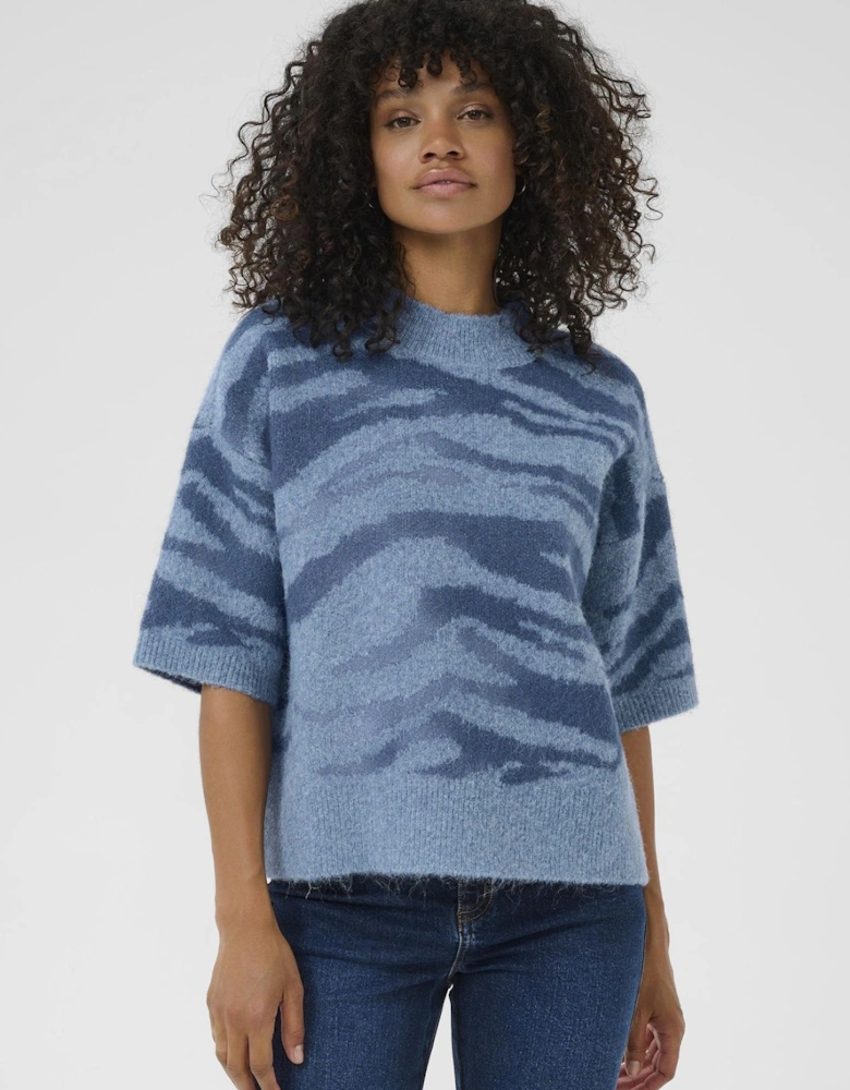KAsandra Animal Print Jumper