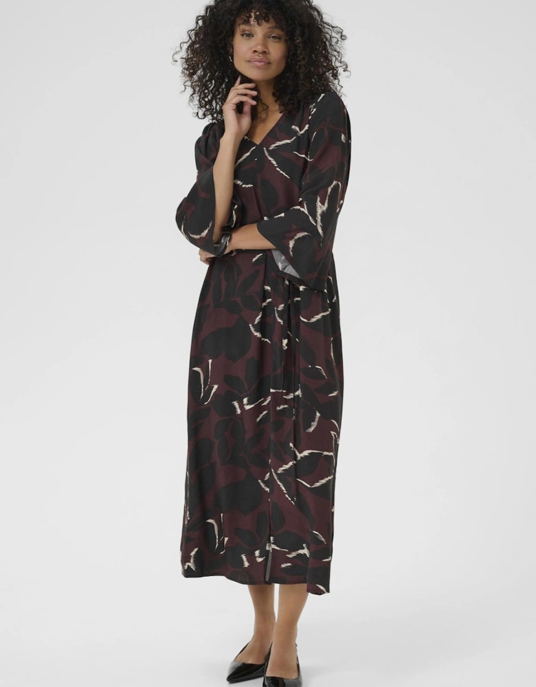 KAmille Patterned Midi Dress